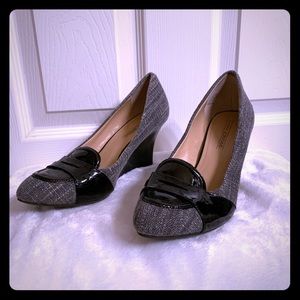 Joan David brand, 2.5” dress wedge.